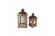 Decoration material Brown lantern metal/wood 54cm 