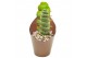 Cactus eulychnia castanea cv. varispiralis f.spirale in shaped potcove 