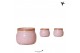 Keramische pot Kolibri Home Vintge bowl pink 