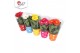 Gerbera colourgame mix 2+ in papercup stippen 