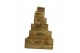Decoration material set coffee kisten naturel (set van 6) 