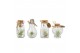 Tillandsia arrangement glas bottle small mix 