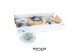 Arrangementen succulenten rootless echeveria mix in dutch delft blue b 