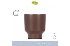 Keramische pot Emilia Brown 12 cm Aquo 1 bl.