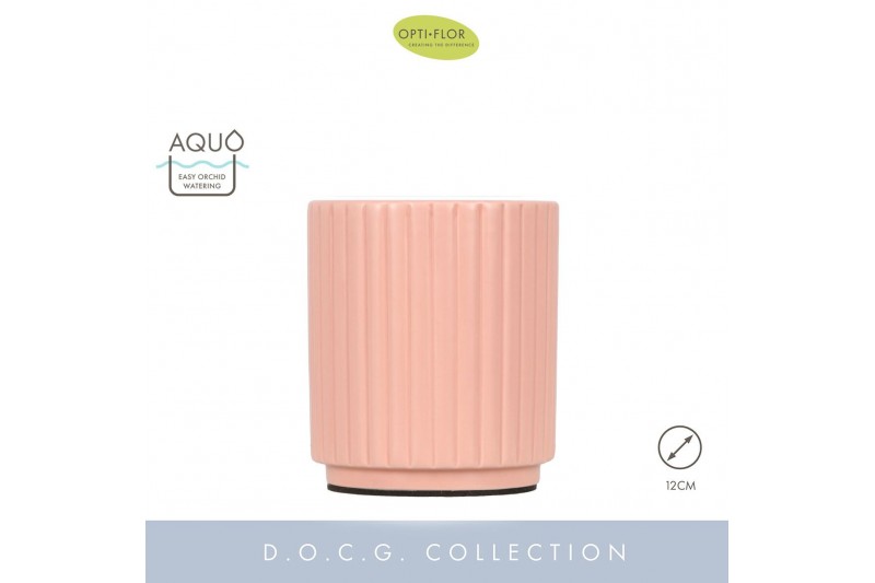 Keramische pot Molise Salmon Aquo - 12cm 