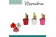 Hippeastrum Hippeastrum Mix 1 Knop Plastic ompot Linge 