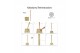 Arrangementen succulenten Kokodama Tree display (exclusive plants), 