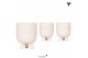Keramische pot Kolibri Home Gummy pot travertine 9 cm 