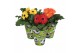 Gerbera mix decorum 2+ bl in beker voetbal en vlag 