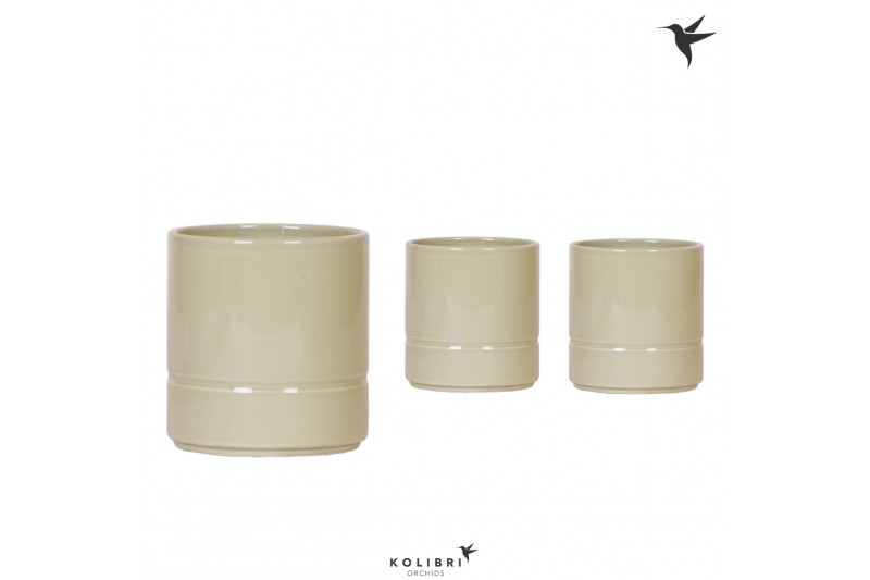 Keramische pot Kolibri Home Pastel green 