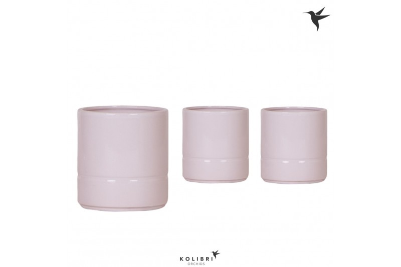 Keramische pot Kolibri Home Pastel pink 