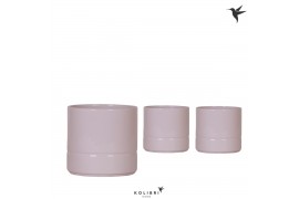 Keramische pot Kolibri Home Pastel pot pink 12 cm
