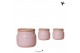Keramische pot Kolibri Home Vintage Bowl pot pink 12 cm 