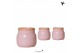 Keramische pot Kolibri Home Vintage Bowl pot pink 9 cm 