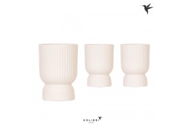 Keramische pot Kolibri Home Diabolo pot travertine 12 cm