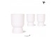 Keramische pot Kolibri Home Diabolo pot white 12 cm 