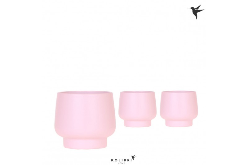 Keramische pot Kolibri Home Scandic pot pink Keramische pot Kolibri Home Scandic pot pink