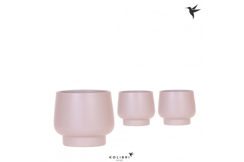 Keramische pot Kolibri Home Scandic pot taupe Keramische pot Kolibri Home Scandic pot taupe