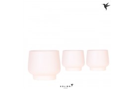Keramische pot Kolibri Home Scandic pot white