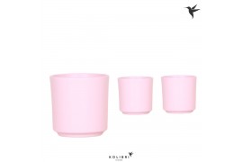 Keramische pot Kolibri Home Simplicity pot pink 9 cm