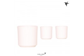 Keramische pot Kolibri Home Simplicity pot white 9 cm