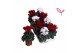 Cyclamen compact rood-wit kerst wit rood,20 cm diameter 