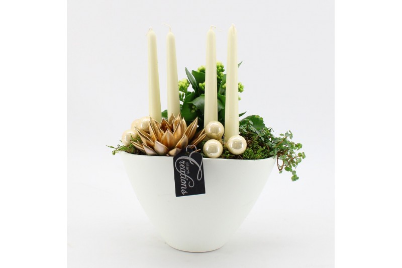 Arrangementen kerst ADV-2515W Advent creatie 3 pp Arrangementen kerst ADV-2515W Advent creatie 3 pp