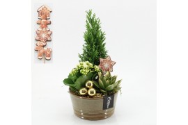 Arrangementen kerst XMAS-25299 Kerst creatie 3 pp