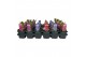 Hyacinthus orientalis mix Hyacint gemengd 4 kleuren 35 bl. 1 per pot 