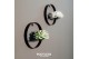 Arrangementen succulenten ROOTLESS Echeveria, Black metal for wall1 pp 