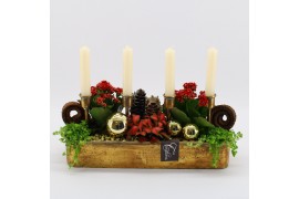Arrangementen kerst ADV-2503R Advent creatie 5 pp