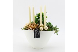 Arrangementen kerst ADV-2515W Advent creatie 3 pp