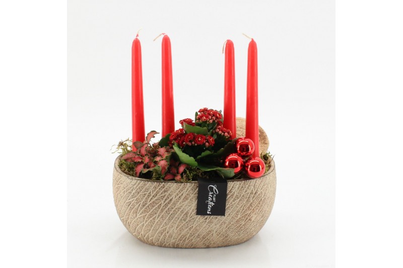 Arrangementen kerst ADV-2517R Advent creatie 2 pp 
