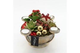 Arrangementen kerst ADV-2520R Advent creatie 3 pp