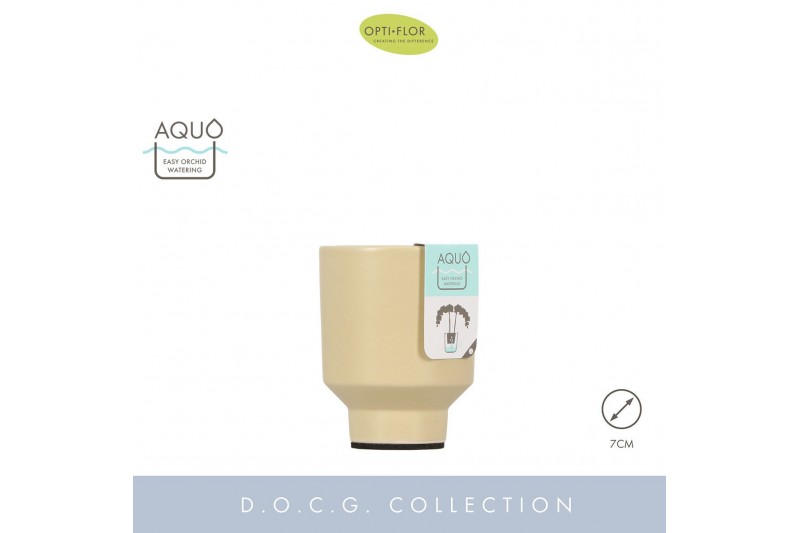 Keramische pot Emilia Sand 7 cm Aquo300 gram 