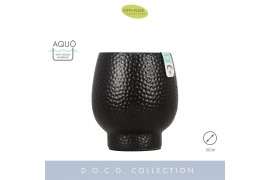 Keramische pot Abruzzo Black 15 cm Aquo2000 gram