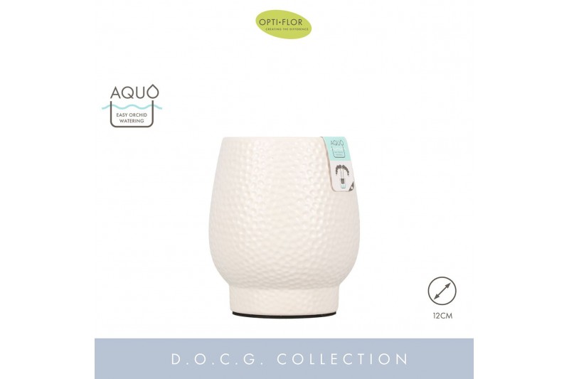 Keramische pot Abruzzo White 12 cm Aquo 