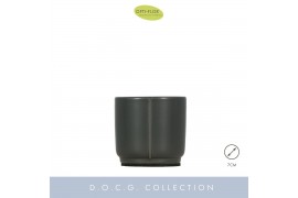 Keramische pot Lazio Antracite 7 cm 250