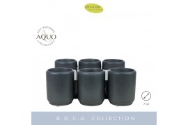 Keramische pot Veneto Antracite 7 cm Aquo 250