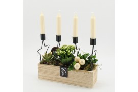 Arrangementen kerst ADV-2507W Advent creatie 3 pp