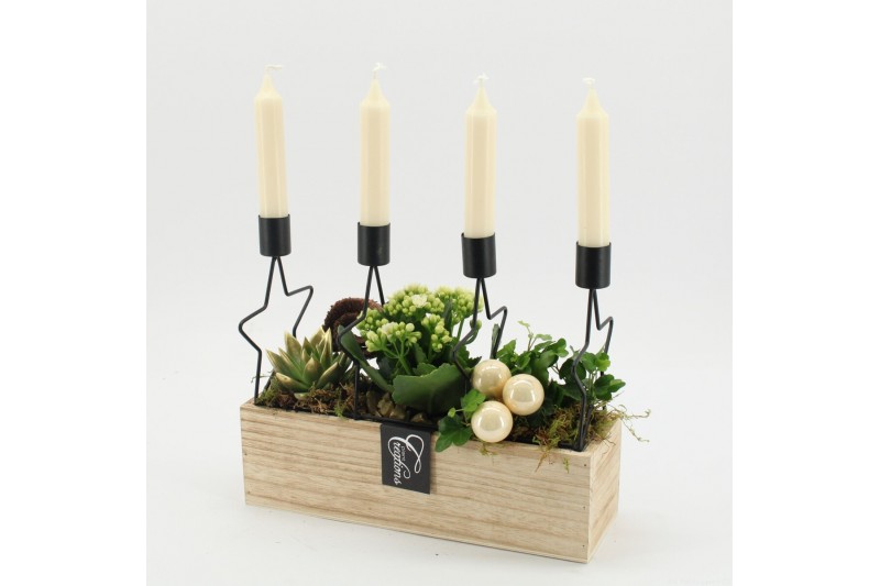 Arrangementen kerst ADV-2507W Advent creatie 3 pp 