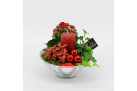 Arrangementen kerst ADV-2511R Advent creatie 3 pp