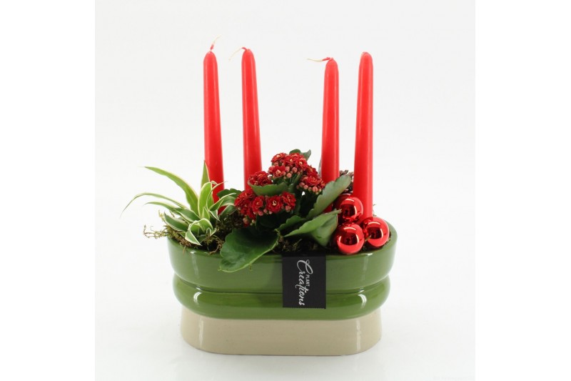 Arrangementen kerst ADV-2516R Advent creatie 2 pp 