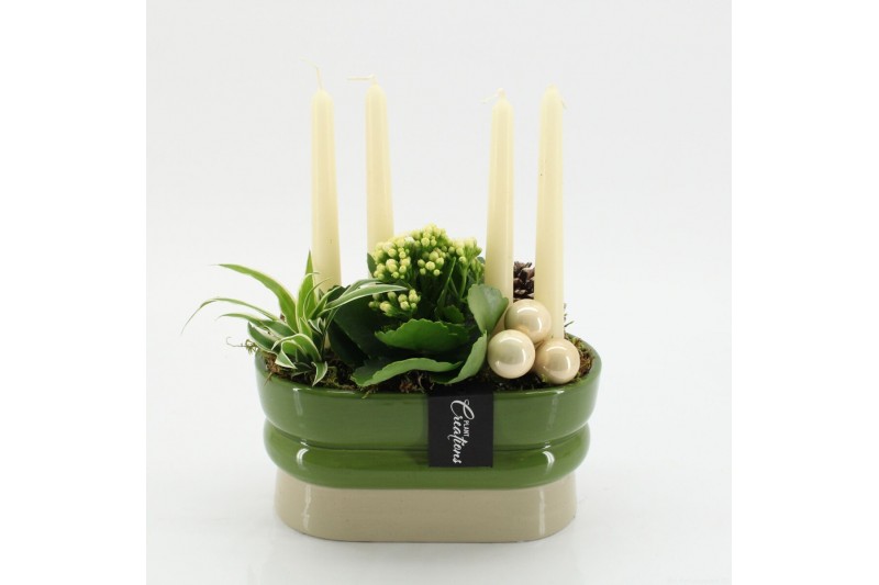 Arrangementen kerst ADV-2516W Advent creatie 2 pp 