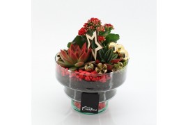 Arrangementen kerst XMAS-25208 Kerst creatie 3 pp