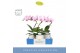 Phalaenopsis roze Balletto Curl 1 spike in Molise White Aquo 9 bl. 1 t 