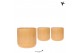 Keramische pot Kolibri Home Flare pot ocher 