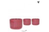 Keramische pot Kolibri Home Flare pot red
