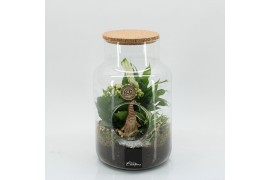 Arrangementen kerst XMAS-25224 Kerst creatie terrarium 3 pp