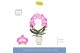 Phalaenopsis roze Mirror Miracle Kiara 2 spike in Emilia White Aquo 15 
